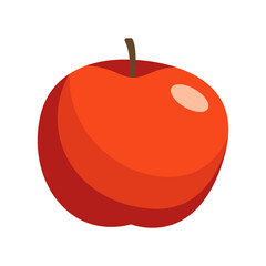 Apple Fresh Vector Flat Illustration