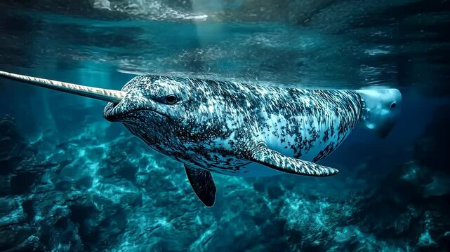 Narwhal underwater