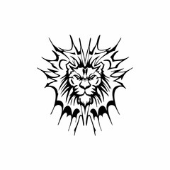 lion head vector