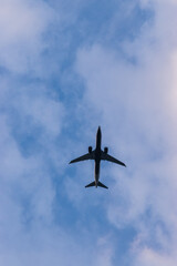 airplane in the sky