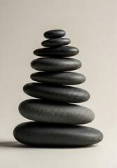 Tall Zen Stone Tower