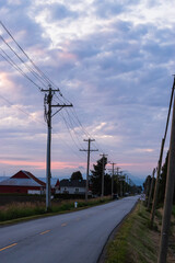 Sunset in the country