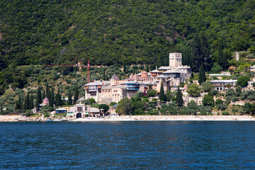 Dochiariou monastery in Athos mount, Greece