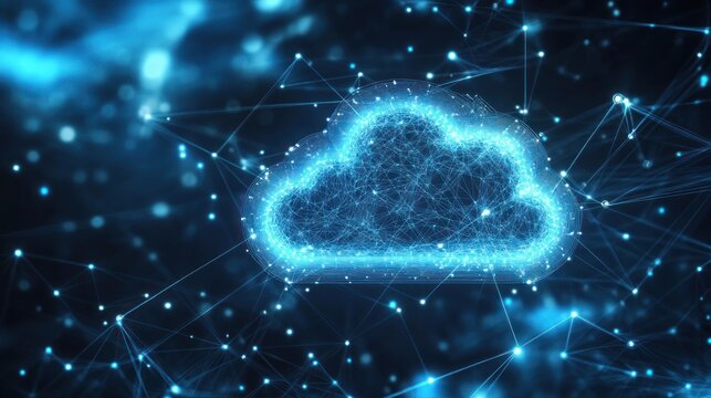 Abstract cloud graphic