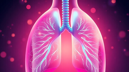Radiograph on dark background in hospital.The x-ray used for diagnosis of the illness of patient.Medical concept.Blue tone xray show mass at left lung with	