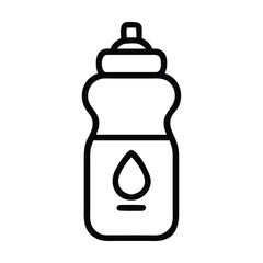 Water bottle Vector Icon Design Illustration | Premium Vector