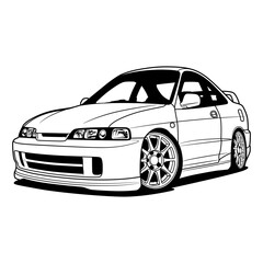 Caricature Car Vector Illustration
Separated layers, easy to edit in your vector supported software.