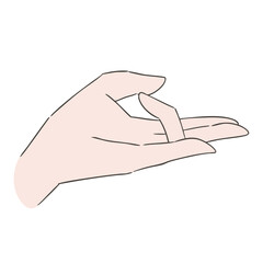 プリティヴィ・ムドラのイラスト