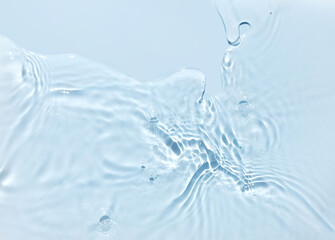 water texture ripple wave clean transparent water drops abstract blue background