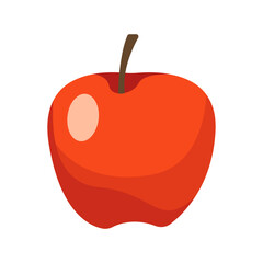 Apple fruit Flat Illustration Cartoon