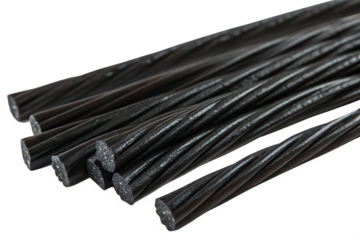  black-licorice sticks  isolated on white background png, ai generated