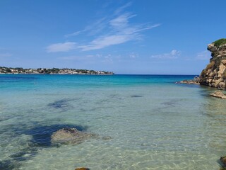 Fontane Bianche beach Siracusa, Italy. Photo taken in june 2025