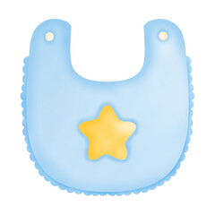 baby shower card with blue star