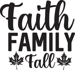 Basic RGB Faith Family Fall svg