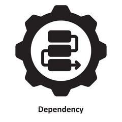 Dependency Vector Icon which can easily modify or edit