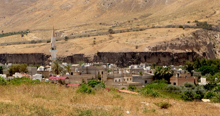 The Jordanian Hama area on the border with the occupied Syrian Golan Heights