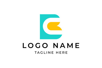 BC Initial Letter Logo Design, Graphic Alphabet Symbol