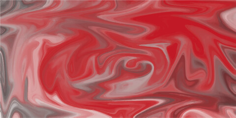 Fototapeta premium Abstract fluid art composition featuring dynamic swirls of red, blue, and white. Marbled. Splash of paint. Colorful liquid. Fluid motion ink water design. Trendy marble liquid paint on water.