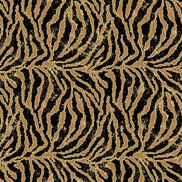 Abstract tiger skin texture wallpaper grunge vector seamless pattern for fabric shirt cloth pillow carpet wrapping 
