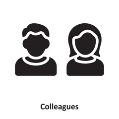 Colleagues Vector Icon which can easily modify or edit