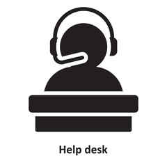 Help desk Vector Icon which can easily modify or edit