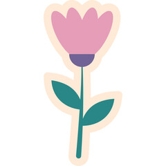 Cute Flower Sticker