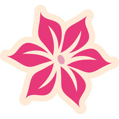 Cute Flower Sticker