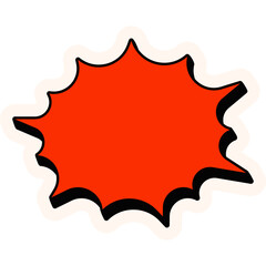 Retro Sticker Element