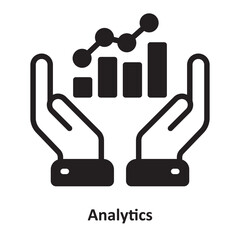 Analytics Vector Icon which can easily modify or edit