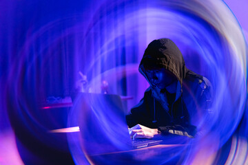 Cybersecurity Specialist Engaging in Network Protection Activities
