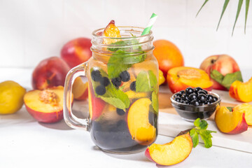 Arnold Palmer Iced Tea with Boba balls or Tapioca pearls