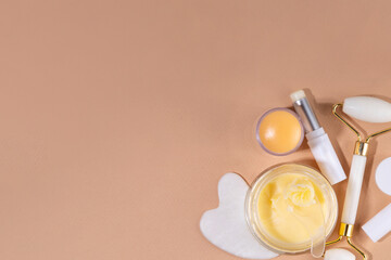 Tallow cream, serum and facial skin care products
