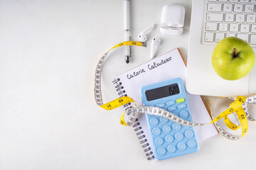 calorie calculator, healthy TDEE concept