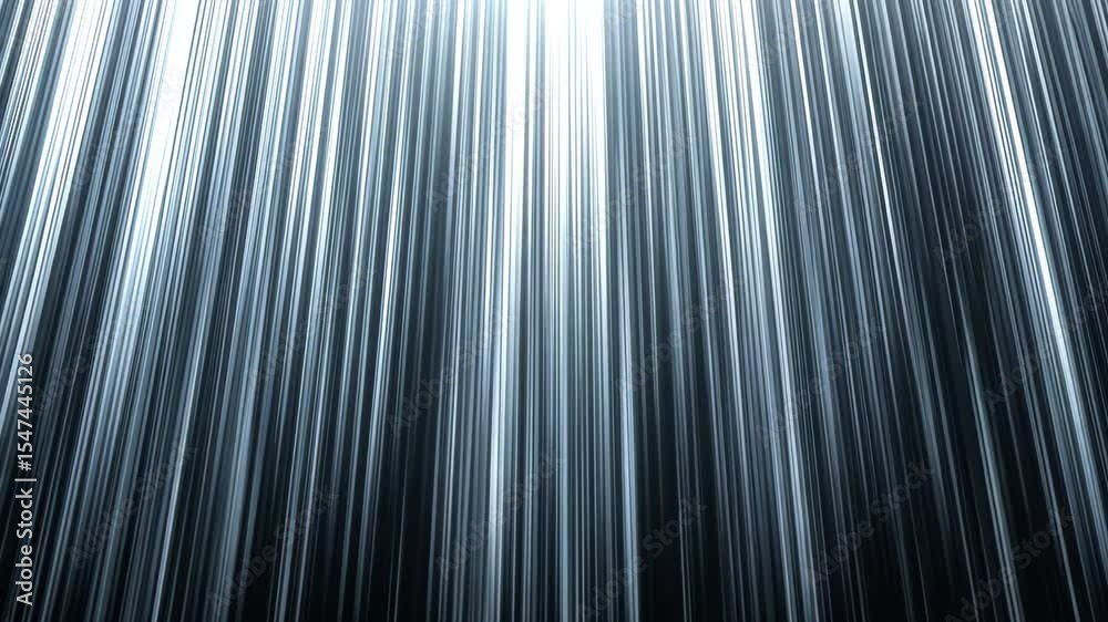 Fototapete Abstract depiction of dynamic grey vertical lines creating a sense of motion and depth in a computer-generated artwork, Grey vertical lines Computer generated abstract motion background