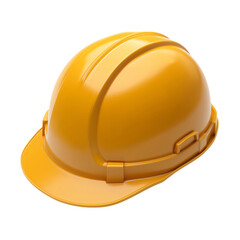 Fototapeta premium Yellow helmet construction equipment safety maintenance protection 3d icon mockup illustration