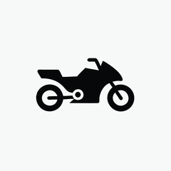 motor bike icon fully editable vector template