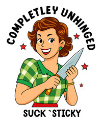 Sarcastic Retro Housewife 