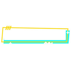 Obraz premium Tittle Box Text Modern