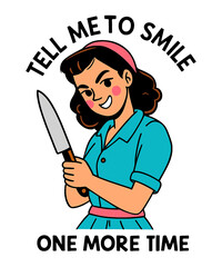 Sarcastic Retro Housewife 