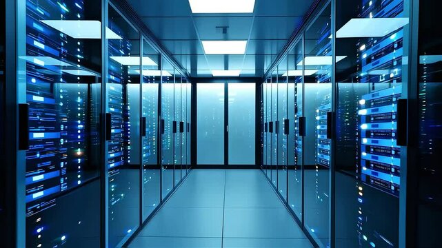 computer network server room
