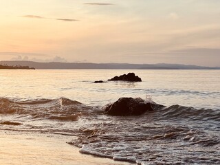 seashore at sunrise