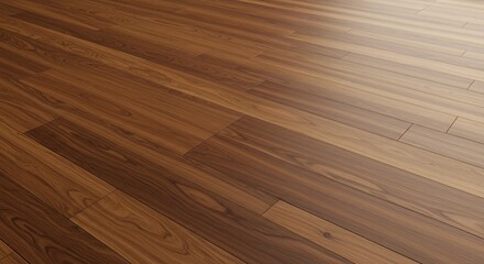 Rich Brown Hardwood Flooring: A Luxurious Textured Surface