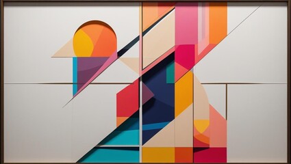Fototapeta premium Vector color geometric