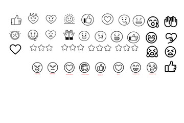set of vector icons