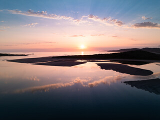 Obraz premium Donegal Irland Sonnenuntergang
