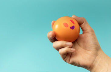 Stress ball used for emotional control and mental health practice, helping reduce tension and improve mood.