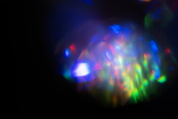 Background of retro film overly, image with scratch, dust and light leaks