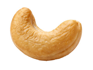 Cashew nut isolated on transparent background