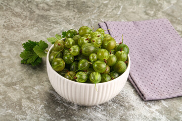 Ripe sweeet and juicy gooseberry