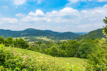 Summer day in the rural area of western Serbia